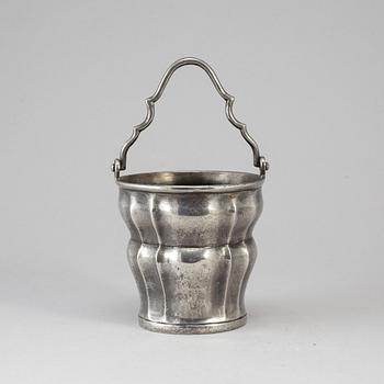 An 18th century pewter Holy Water bowl.