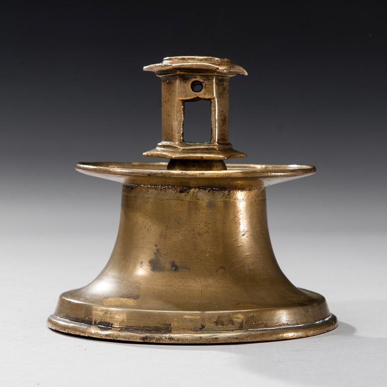 LJUSSTAKE, brons, Spanien 1500-tal.