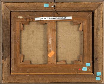 Louis-Alexandre Bouché, Sunlit Landscape with Wandering Figure and Goat.