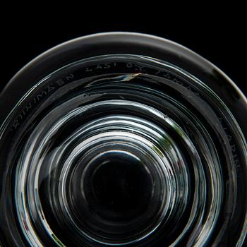 TAMARA ALADIN, VASER, 4 st, glas, "Tornado", 1339, Riihimäen Lasi, 1970-76. Modellen formgiven 1970.