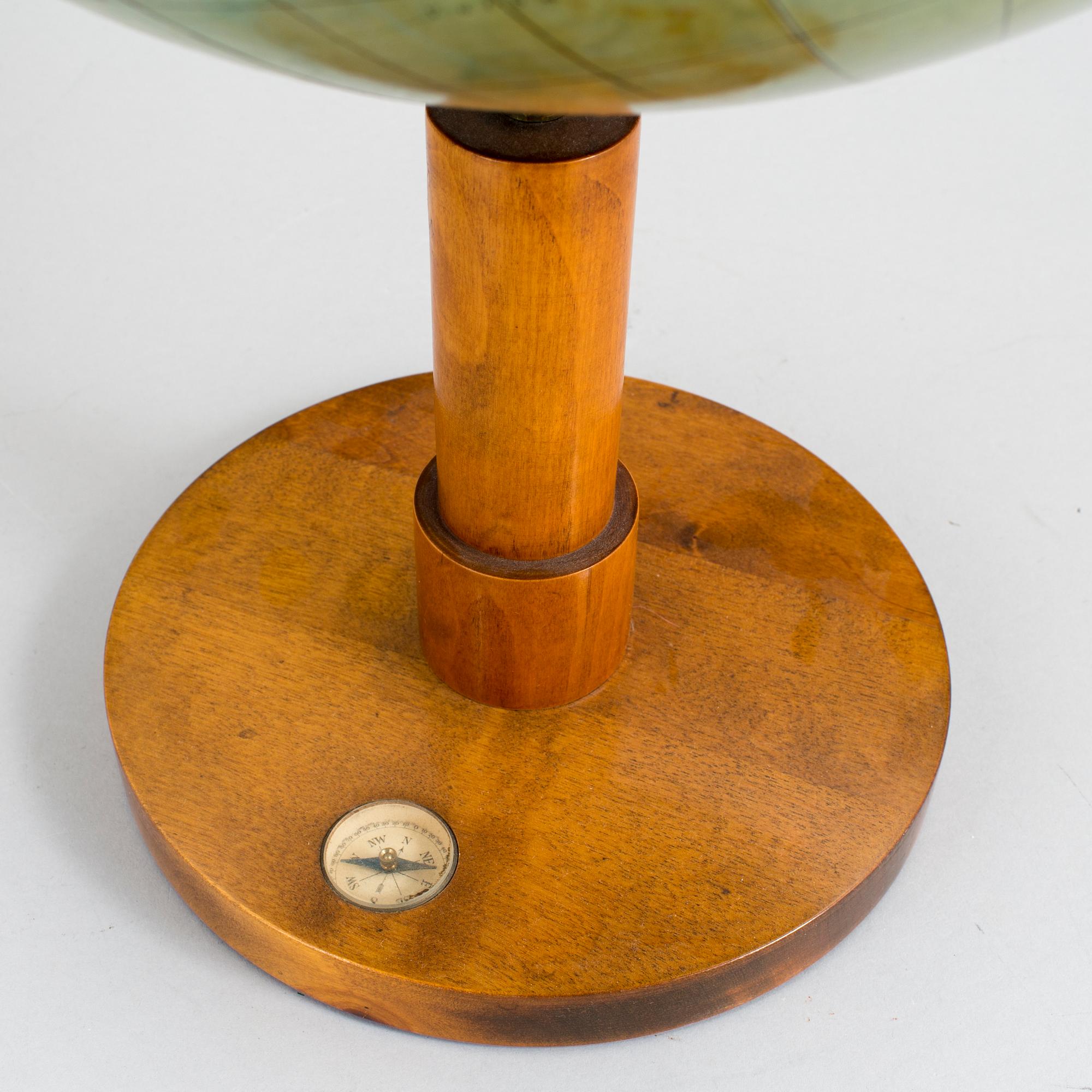 JORDGLOB, Prof. d:r Krauses Handels- och Samfärdsglob, 1900-talets första hälft.