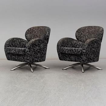 A pair of 'Sting' easy chairs, Brunstad, Norway.