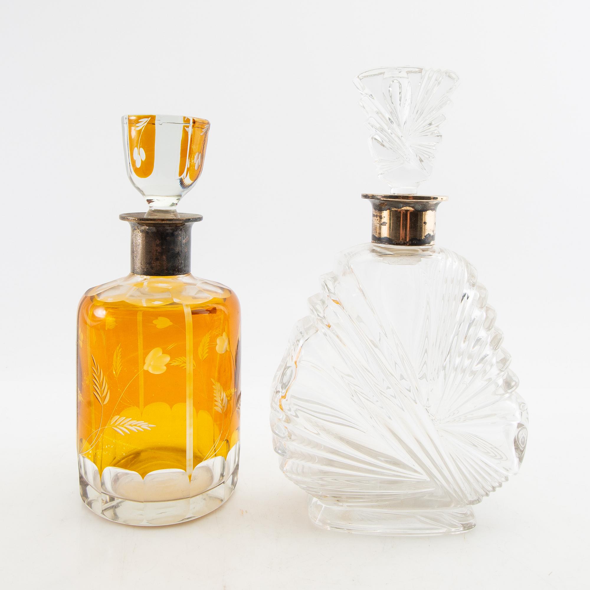 Carafes 4 pcs 1940s/50s.
