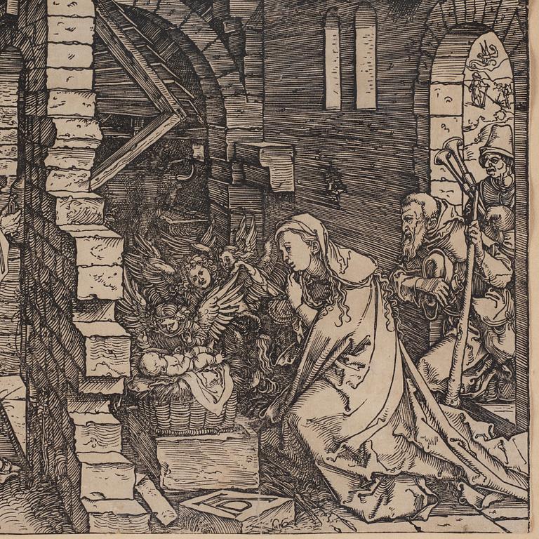 Albrecht Dürer, "Die Geburt Christi", ur: "Das Marienleben".