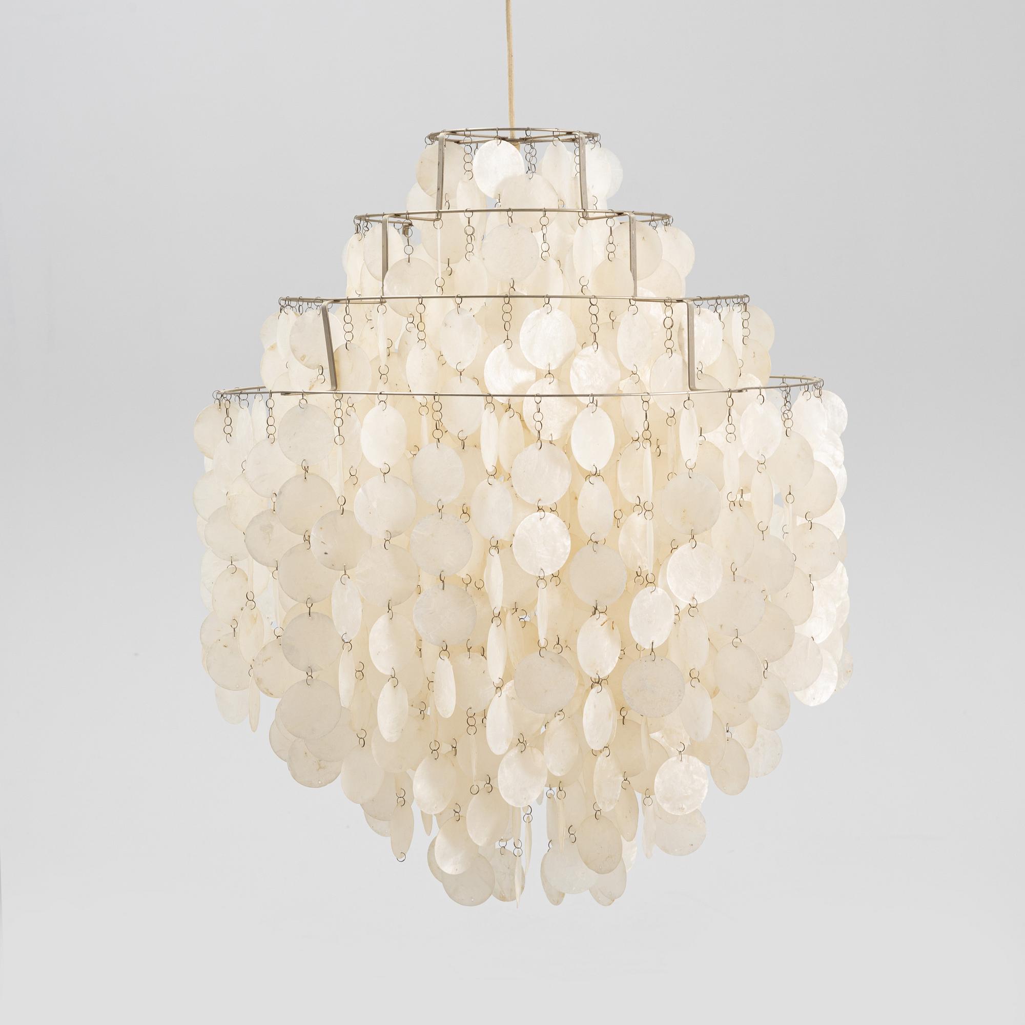 Verner Panton, taklampa, "Fun Lamp", 1900-talets andra hälft.