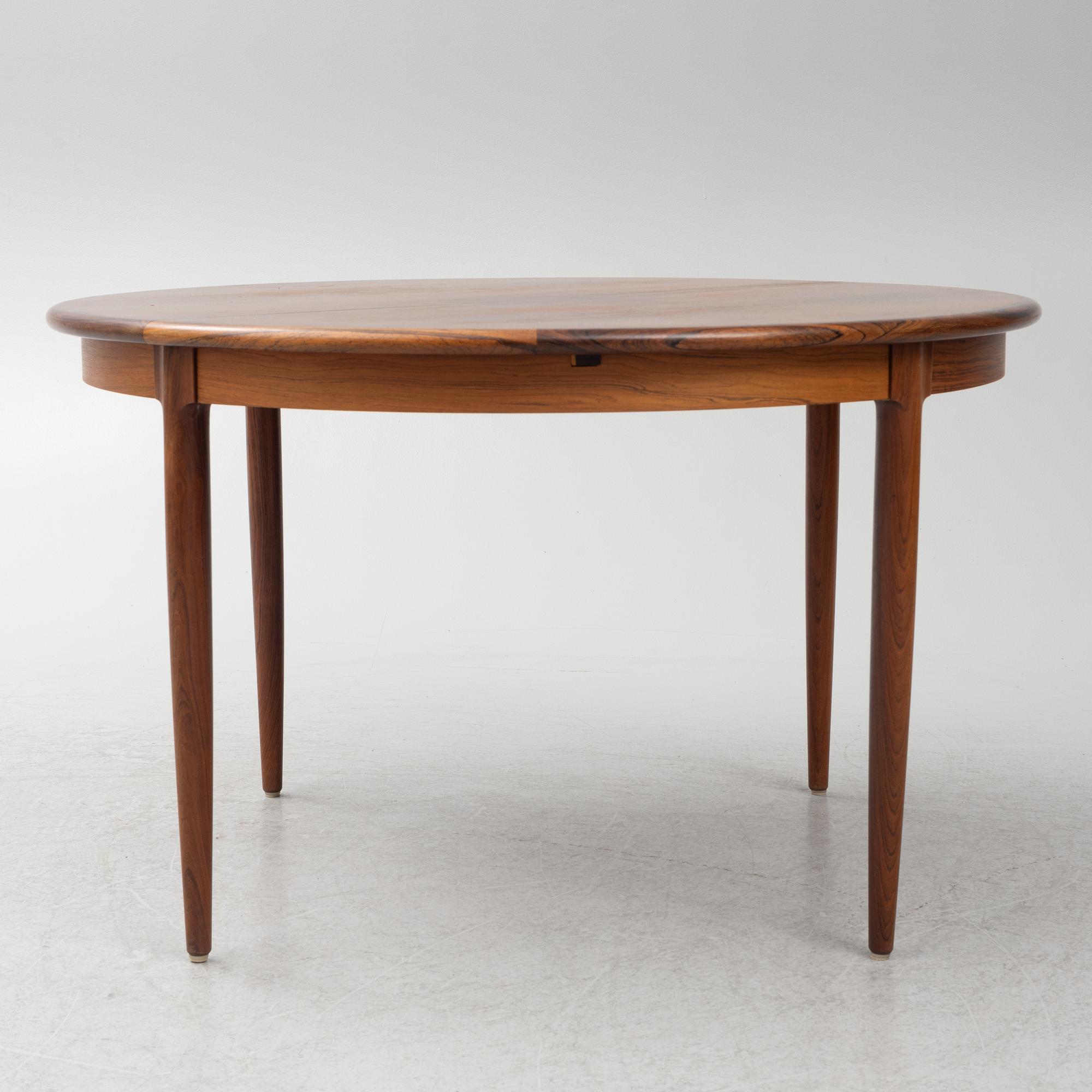 A dining table, Denmark, 1960s.
