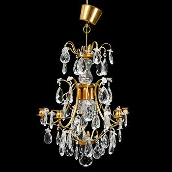 A second half of the 20th century baroque style chandeleir.