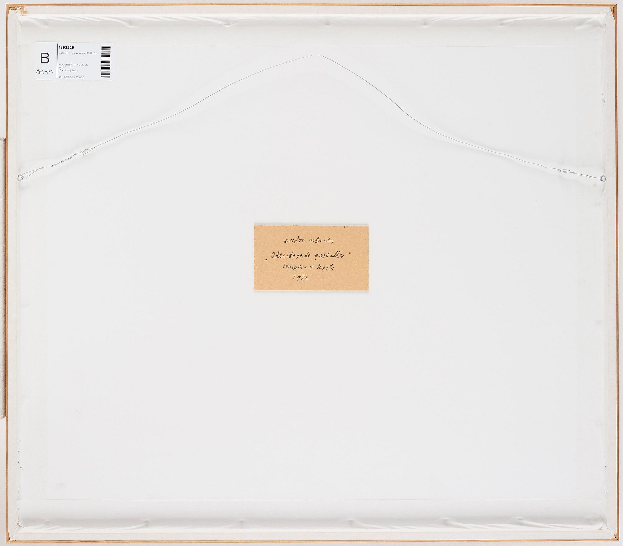 Endre Nemes, "Odeciderade gestalter".