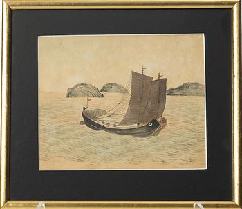 Unidentifed artist, 37 watercolours, China, 20th century.