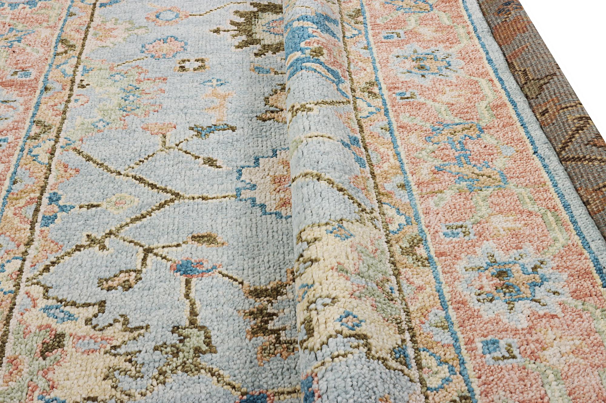 An oriental carpet with Mamluk design, c. 302 x 252 cm.