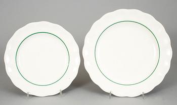 MATSERVIS, flintgods, 51 st, design: Stig Lindberg, servis i produktion mellan 1939 - 1951.