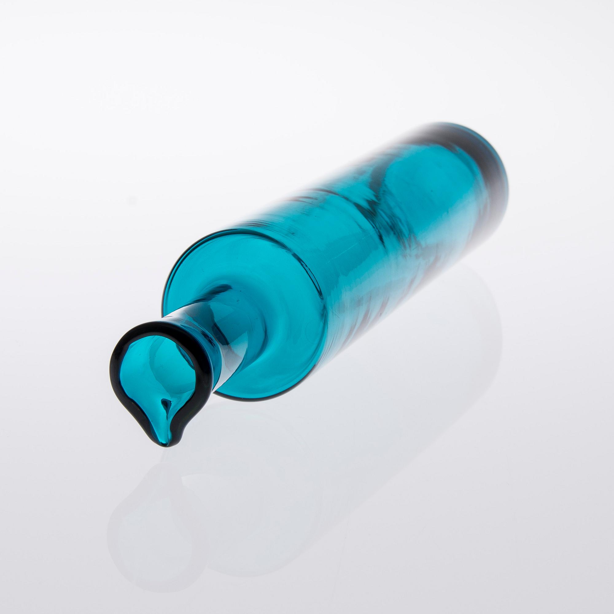 FLASKA, glas, signerad Nanny Still, Riihimäen Lasi Oy.