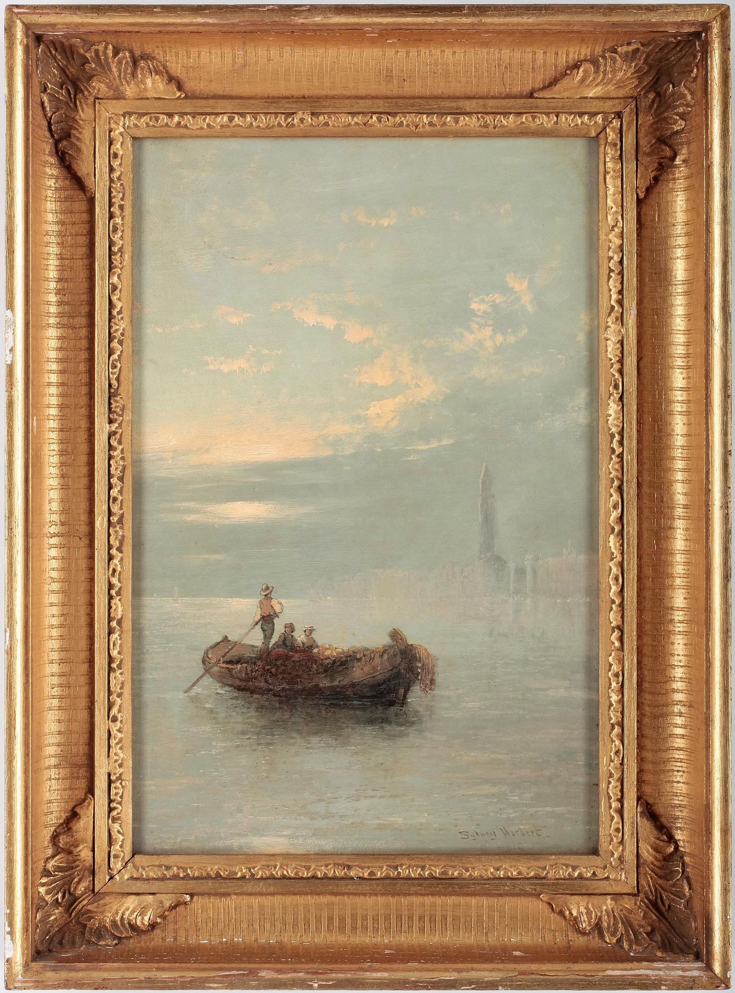 SYDNEY HERBERT, olja på duk, sign.