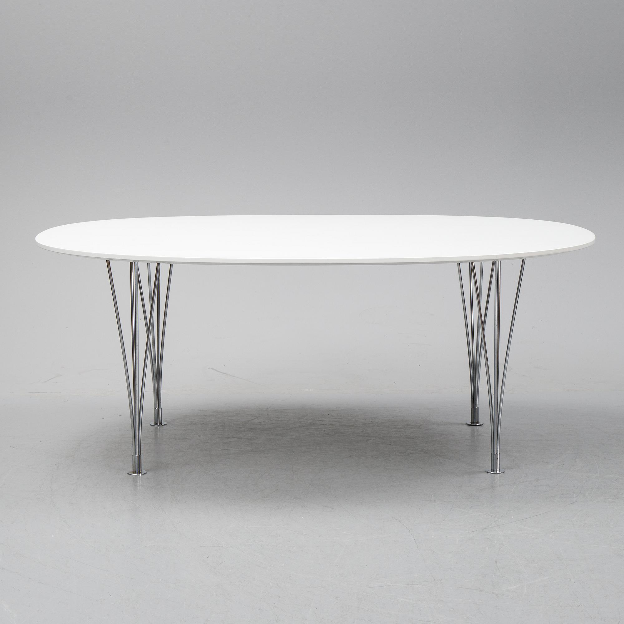 Piet Hein & Bruno Mathsson, matbord, "Superellips", Mathsson International, Värnamo.