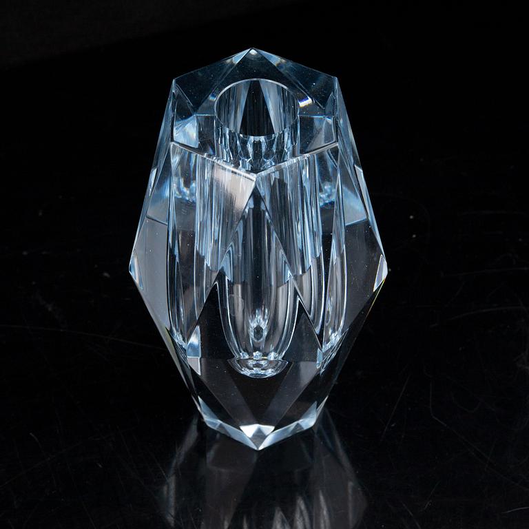 Asta Strömberg, vaser, 5 st, glas, "Diamant", Strömbergshyttan.