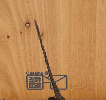 A 'Zig-Zag' chair by Gerrit Rietveld for Cassina, designed 1932-34, marked and numbered.