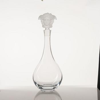 A "Medusa Lumiere" decanter, Rosenthal for Versace.