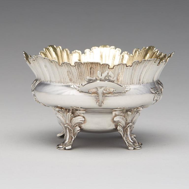 A Swedish Rococo silver bowl, mark of Pehr Zethelius, Stockholm 1770.