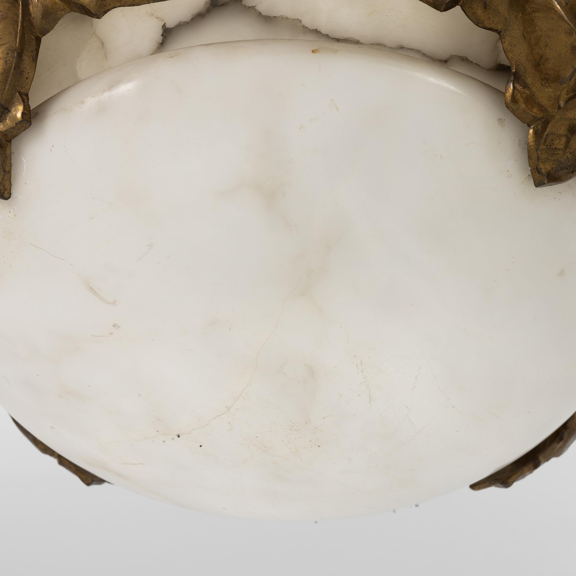 Alice Nordin, an Art Nouveau ceiling lamp, around 1900.