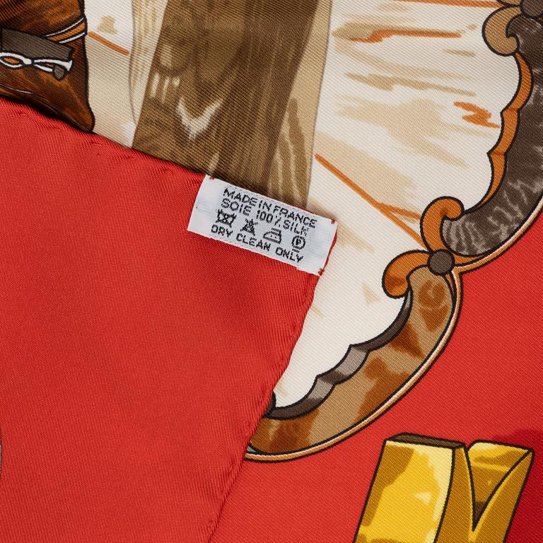 Hermès, scarf, "Copeaux".