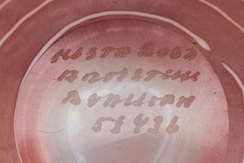 VAS OCH SKÅL, glas, Bertil Vallien Kosta Boda.