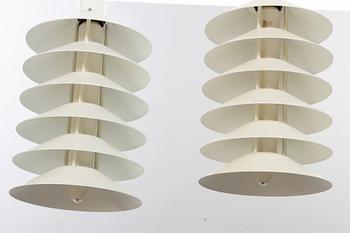 A pair of "Tip Top" Jörgen Gammelgaard Pandul ceilinglamps.