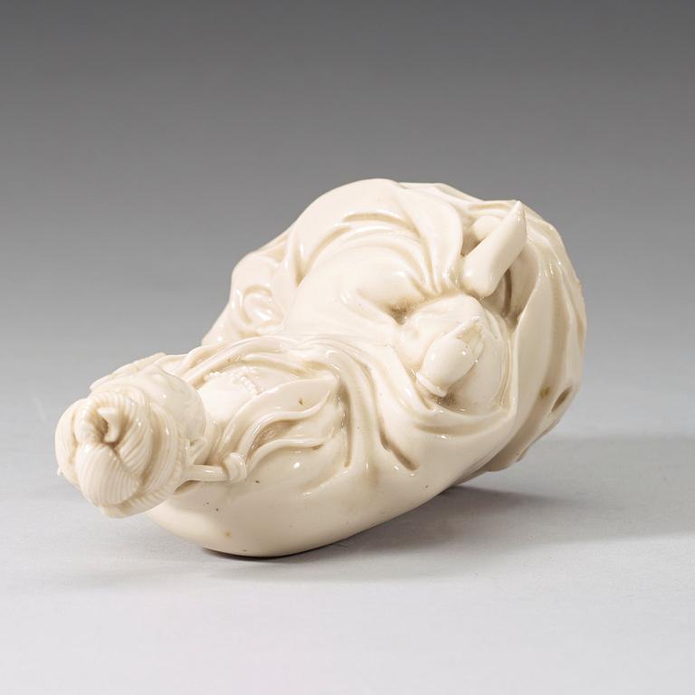 GUANYIN, blanc de chine. Qing dynastin (1644-1912).