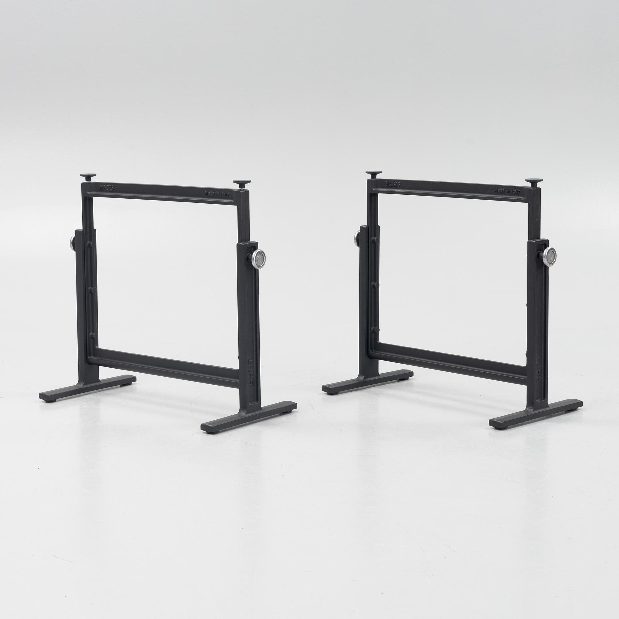 Konstantin Grcic, bordsunderreden, 2 st, "Brut", Magis, Italy.