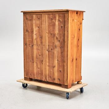 A pine sideboard, circa 1900.