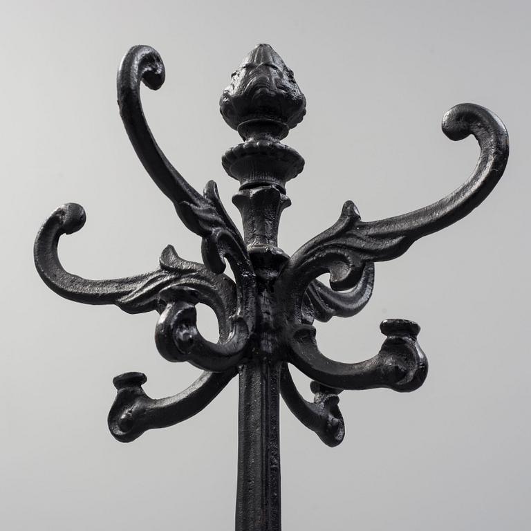 a 20th century iron coat hanger.