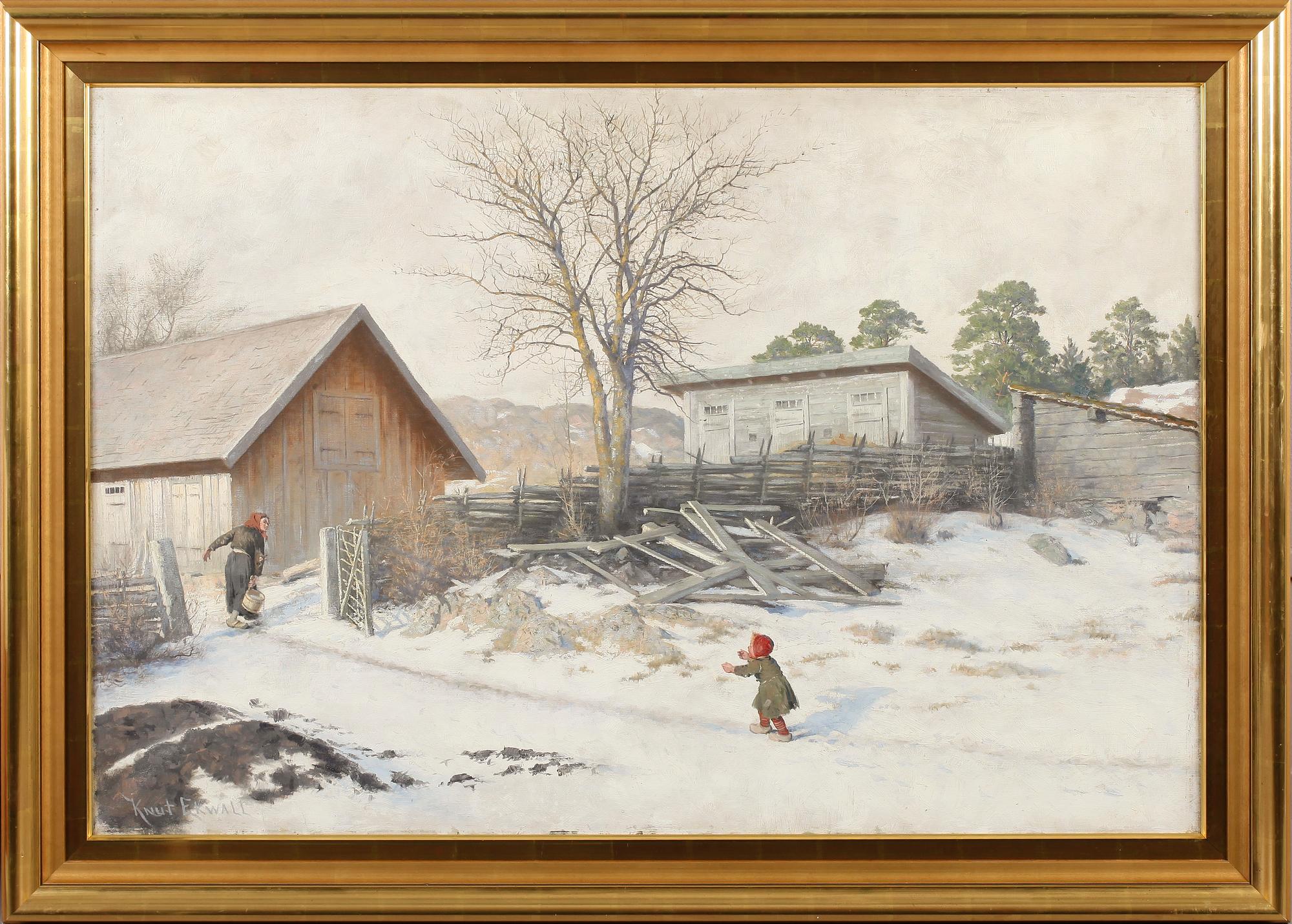 KNUT EKWALL, olja på duk, signerad.