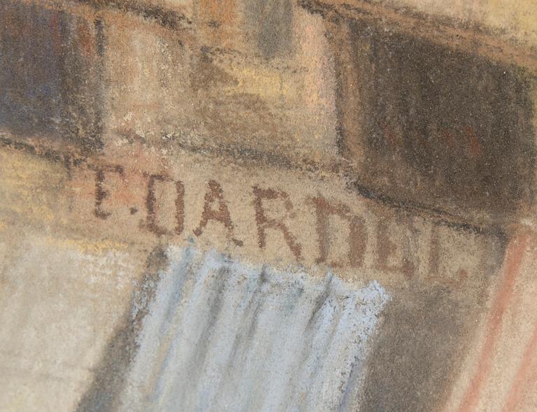 FRITZ VON DARDEL, pastell, signerad F. Dardel.