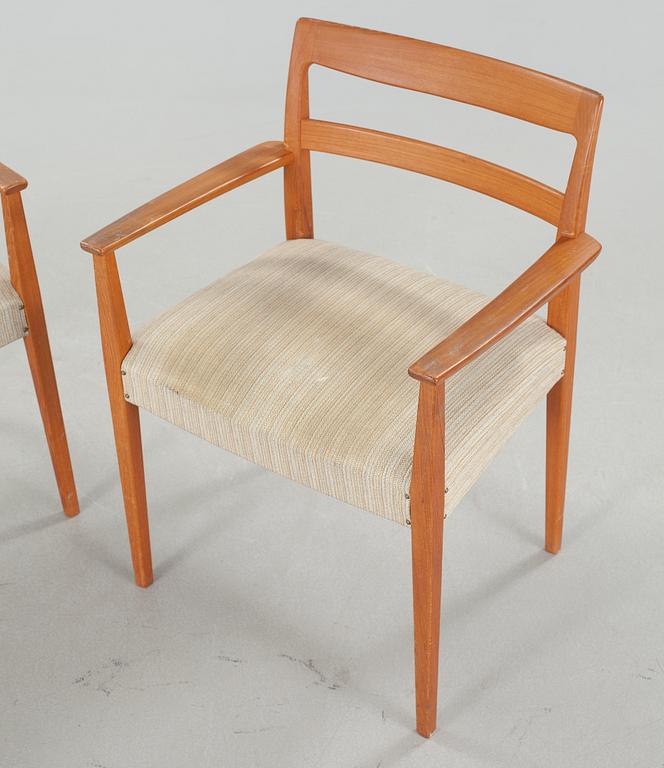 A pair of armchairs by Troeds, Bjärnum, Sweden, third quarter of the 20th century.