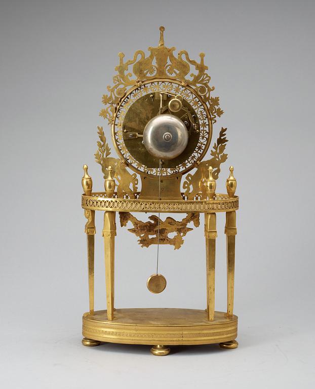 A Belgian Empire early 19th Century mantel clock.