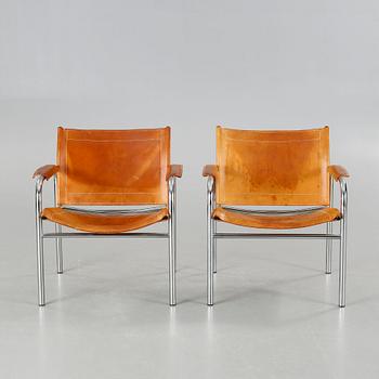 A pair of "Klinte" chairs, designed by Tord Björklund for IKEA in the late 20th century.