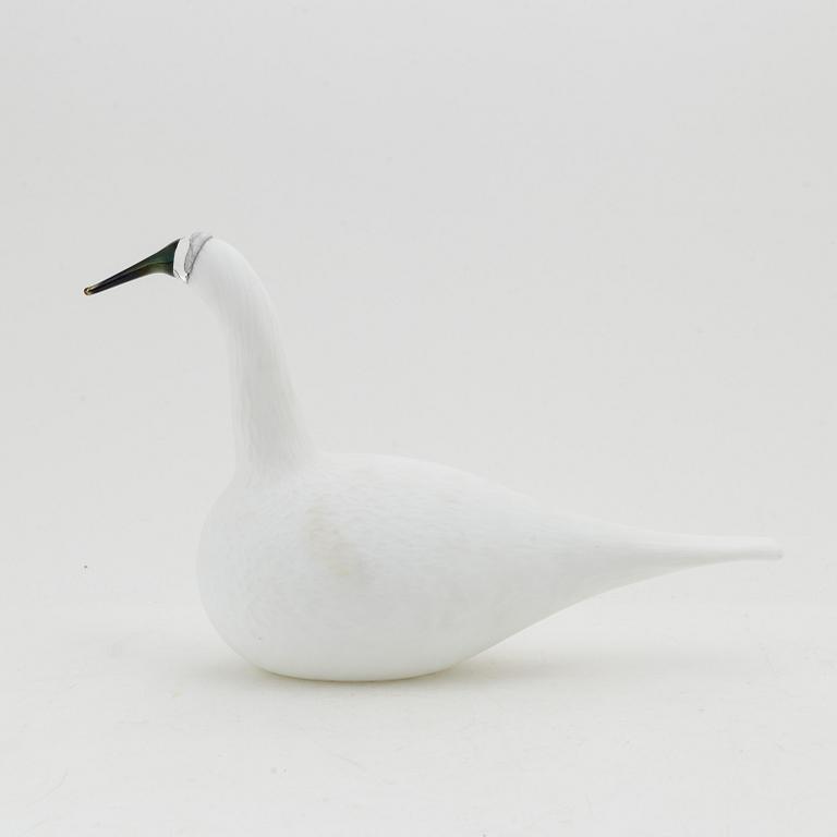Oiva Toikka, a glass bird, Nuutajärvi Notsjö, signed, 2007.