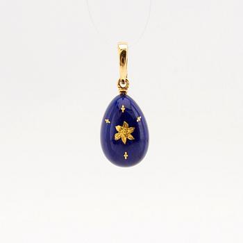 Fabergé pendant in 18K gold and enamel, numbered 316/1000 by Victor Mayer.