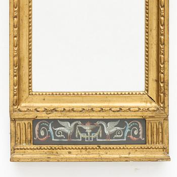 A late-Gustavian mirror, Sweden, around 1800.