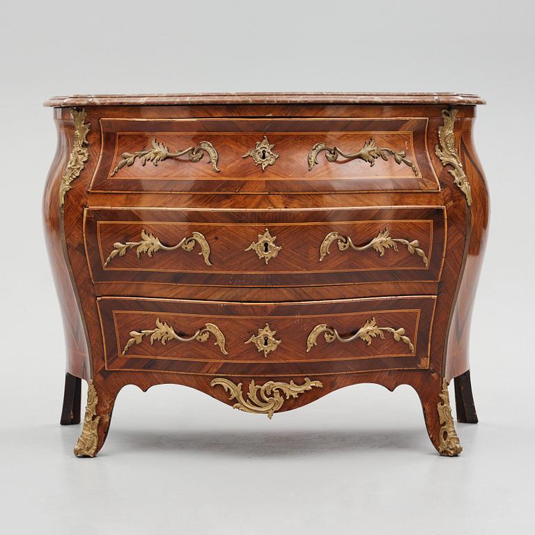 A Swedish Rococo commode.