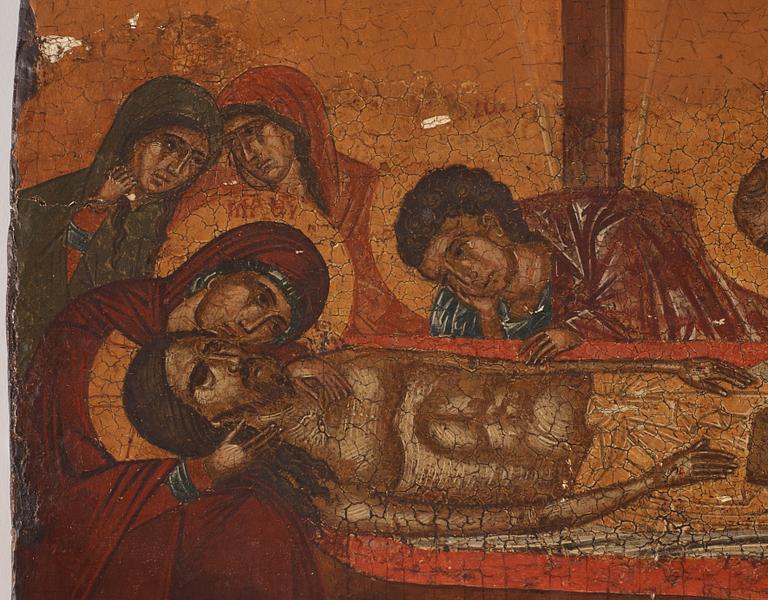 Icon of the Taking Down From the Cross, Greec.