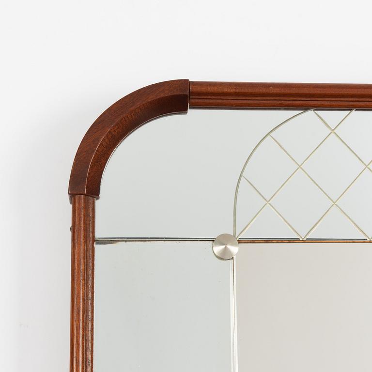 A mirror and small dresser/dressing table, Glas&Trä, Sweden, 1950's/60's.
