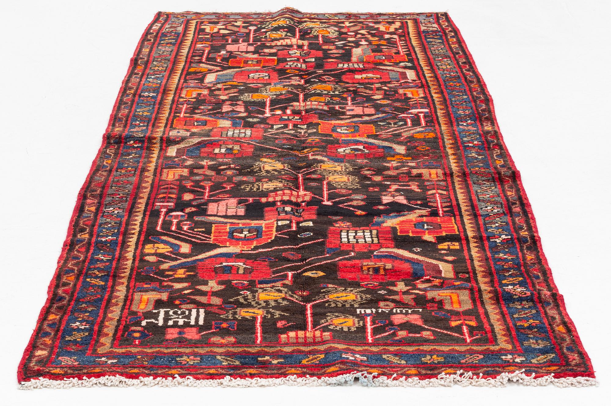 Matta, Nordvästpersisk, ca 278 x 117 cm.