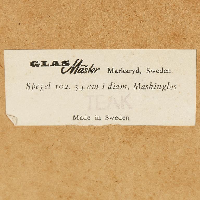 SPEGEL, Glasmäster, Markaryd, 1950-60-tal.