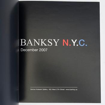 BANKSY, after, N.Y.C show, 2007. catalogue, ed 1000, offset, show by Vanina Holasek Gallery.