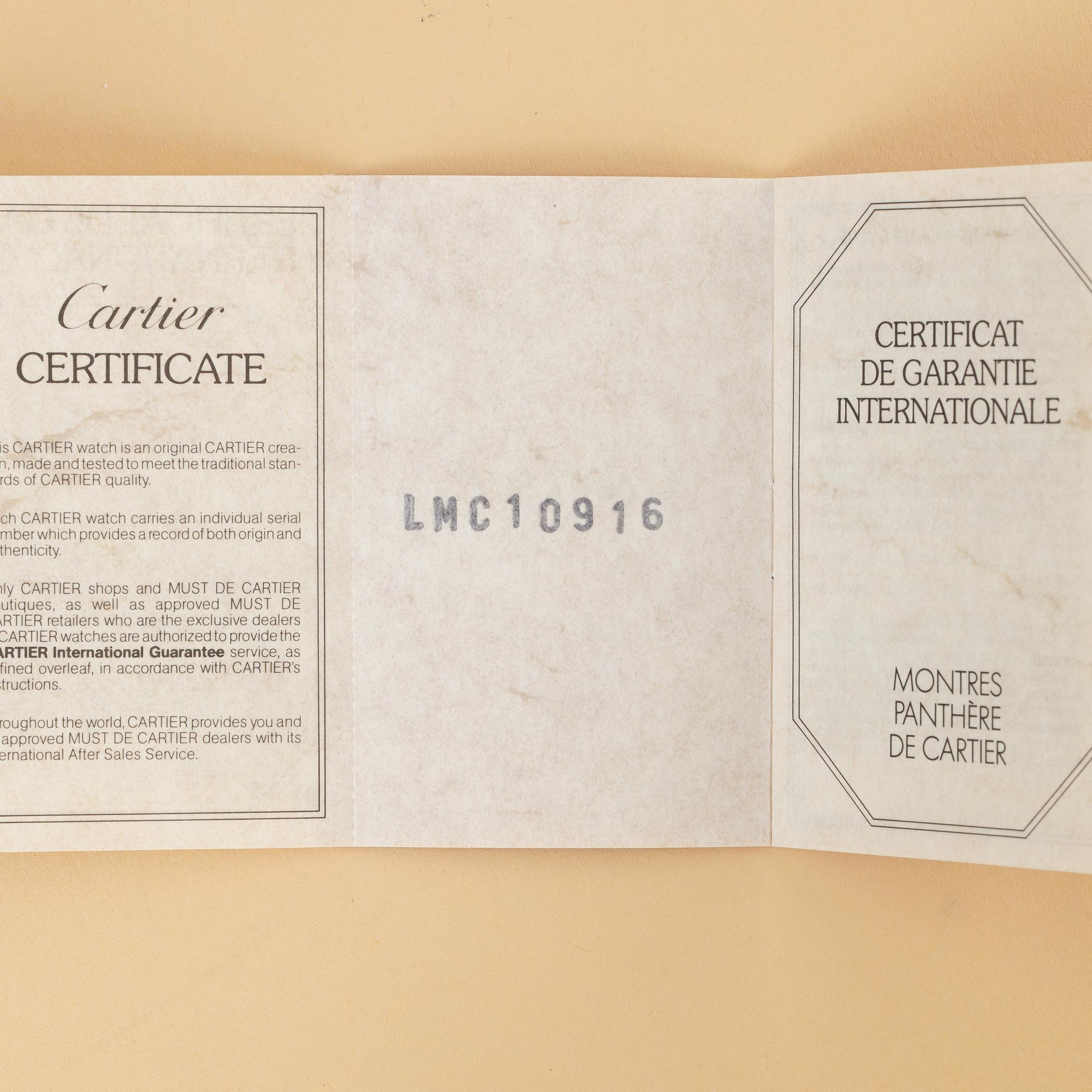 Cartier, Panthère, ca 1986.