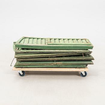 Fönsterluckor 3 par 1900-tal.