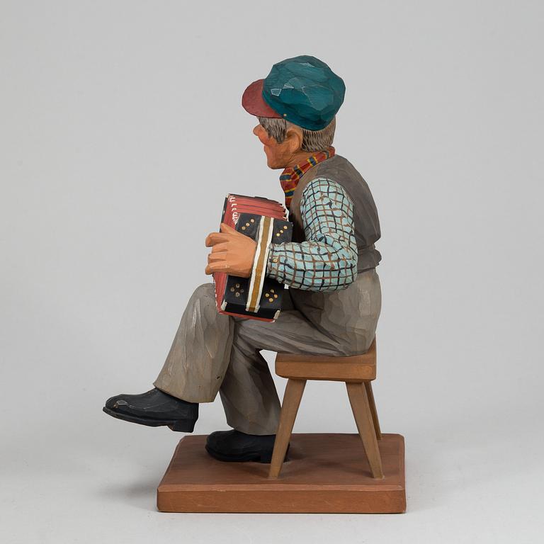 HERMAN ROSELL, skulptur i trä, signerad och daterad 1940.