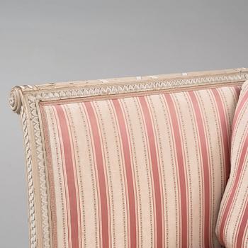 A Gustavian late 18th century sofa.