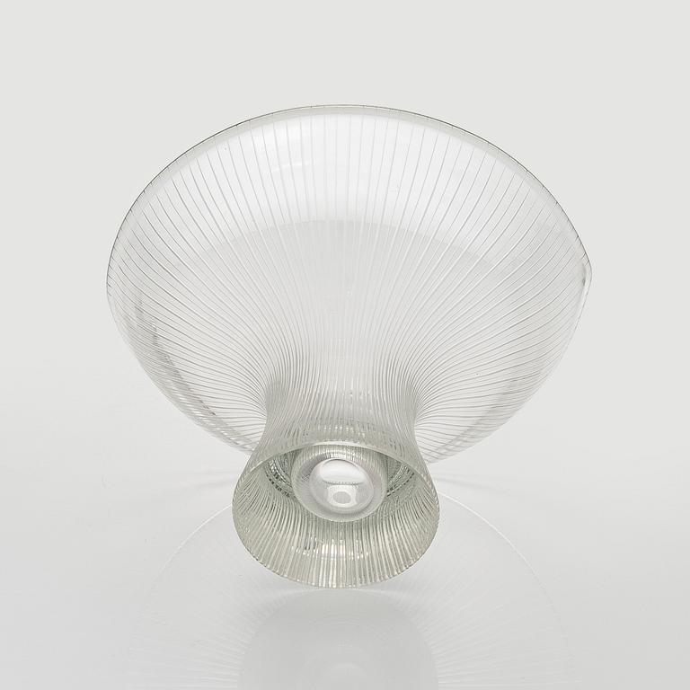 Tapio Wirkkala, A 'Chanterelle' glass vase, signed Tapio Wirkkala, Iittala.