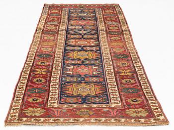 An Antique kurdish runner, Kakabero tribe, ca 356 x 112 cm.